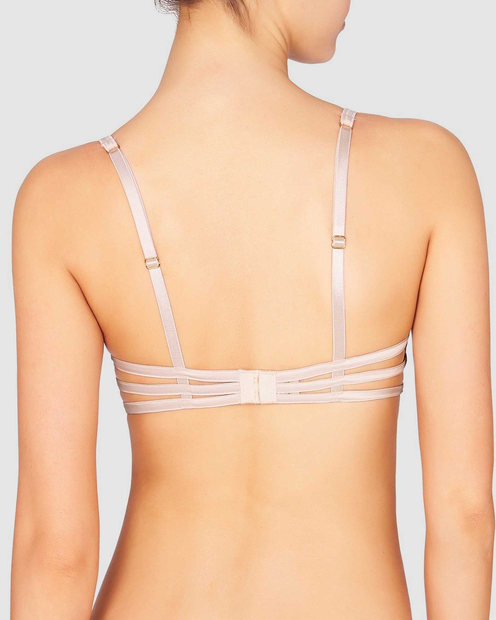 Lily | Plunge Push Up Bra | Champagne